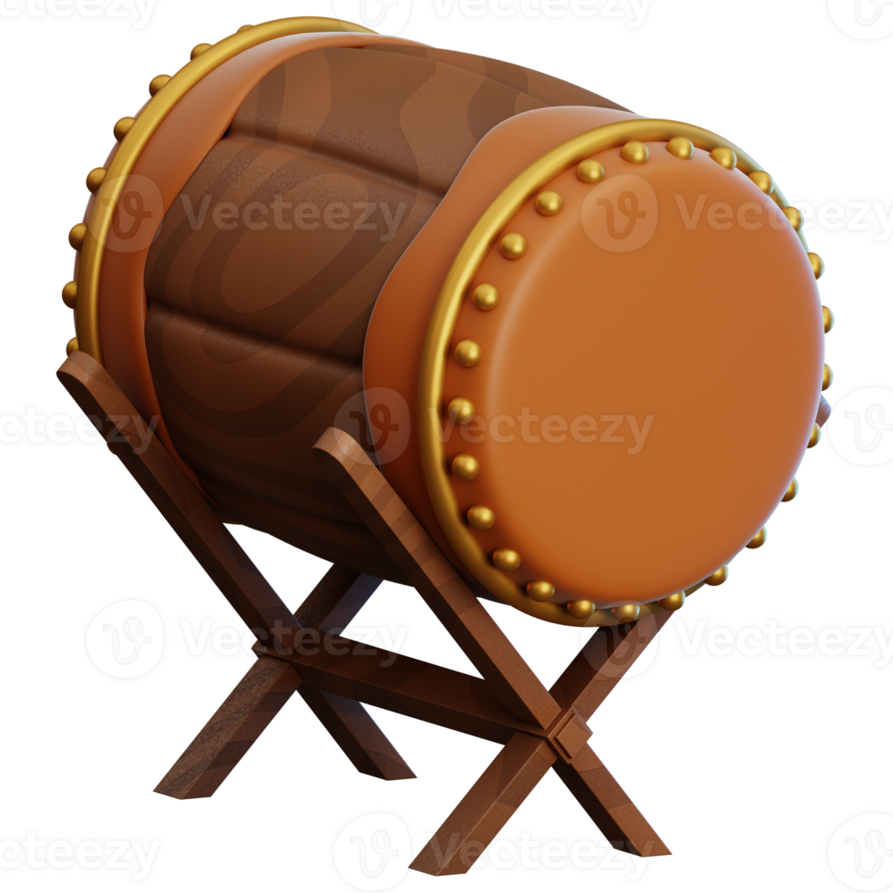 Bedug 3d Illustration for web, app, infographic, etc png