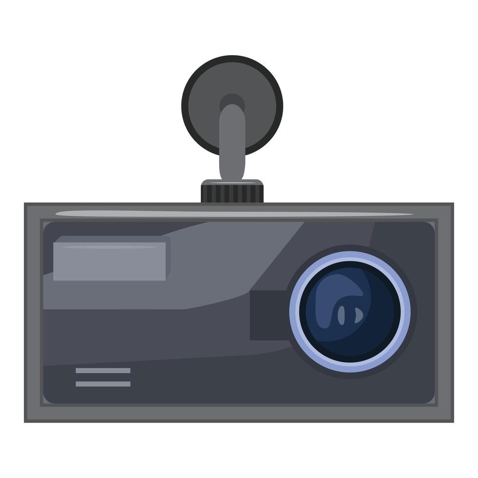 Modern digital dash camera illustration vector