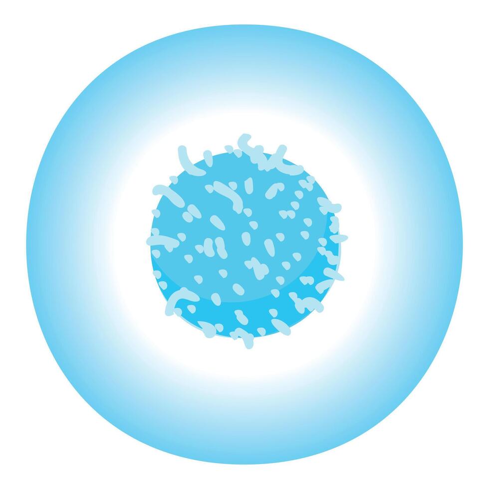 Graphic illustration of a blue sphere with dynamic shapes and textures vector