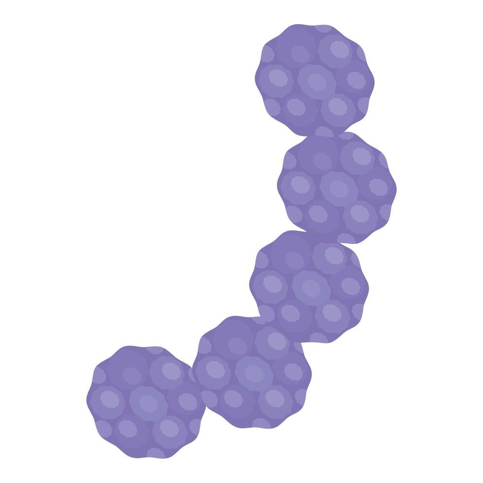 Abstract illustration of connected purple dots forming a pattern vector
