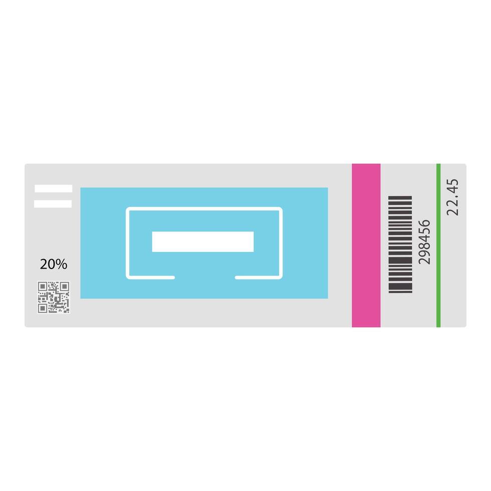 Blank coupon voucher design template 45494174 Vector Art at Vecteezy