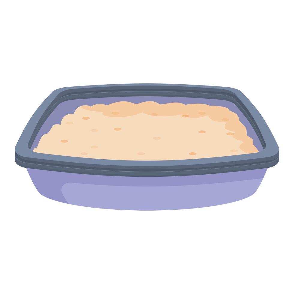 illustration of a simple cartoonstyle hummus tray, perfect for foodthemed designs vector