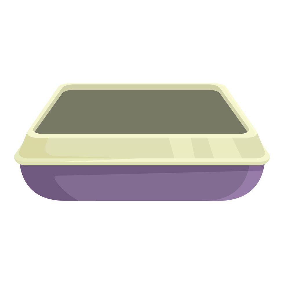 Plastic food storage container illustration vector