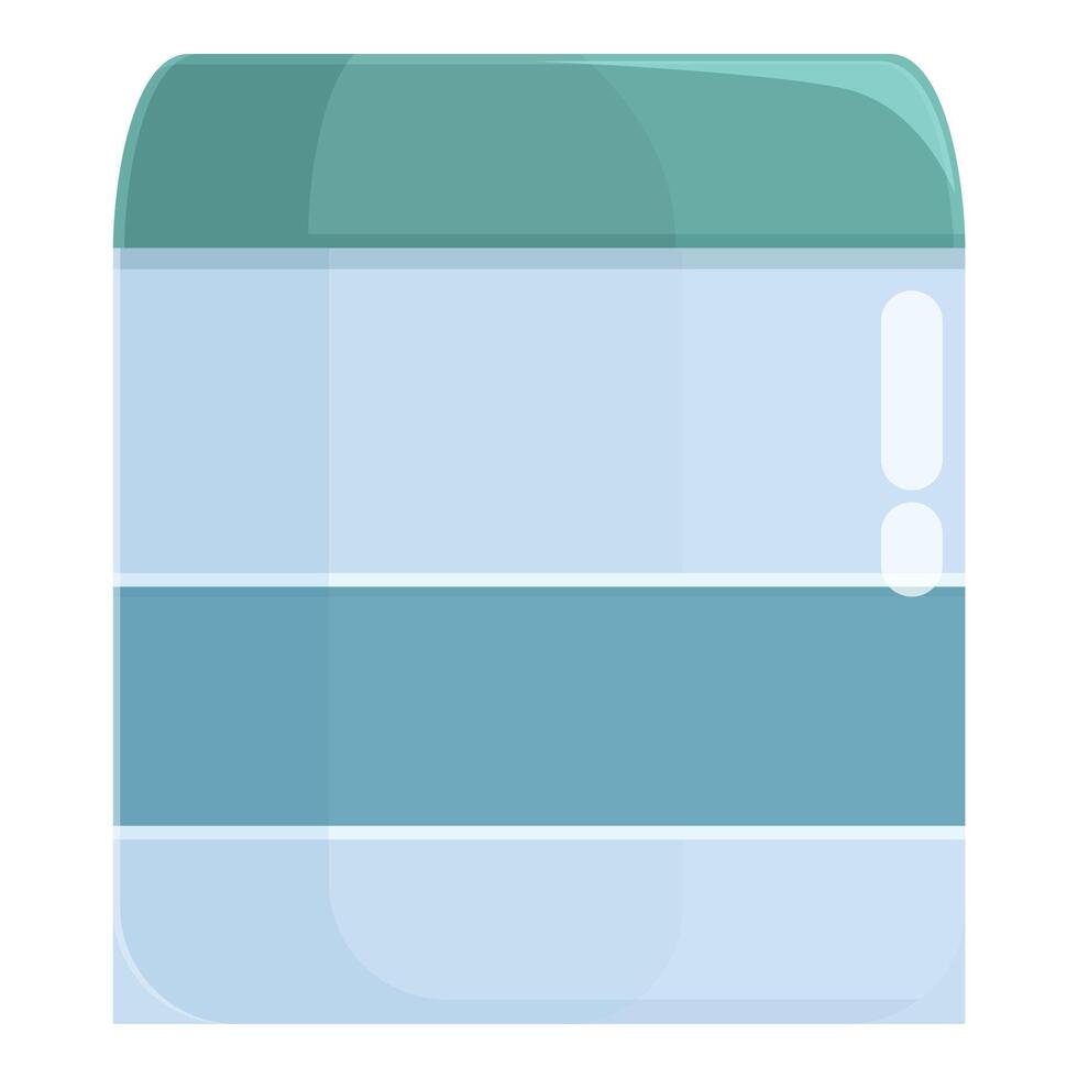 illustration of a sleek, contemporary refrigerator design with a minimalist style vector