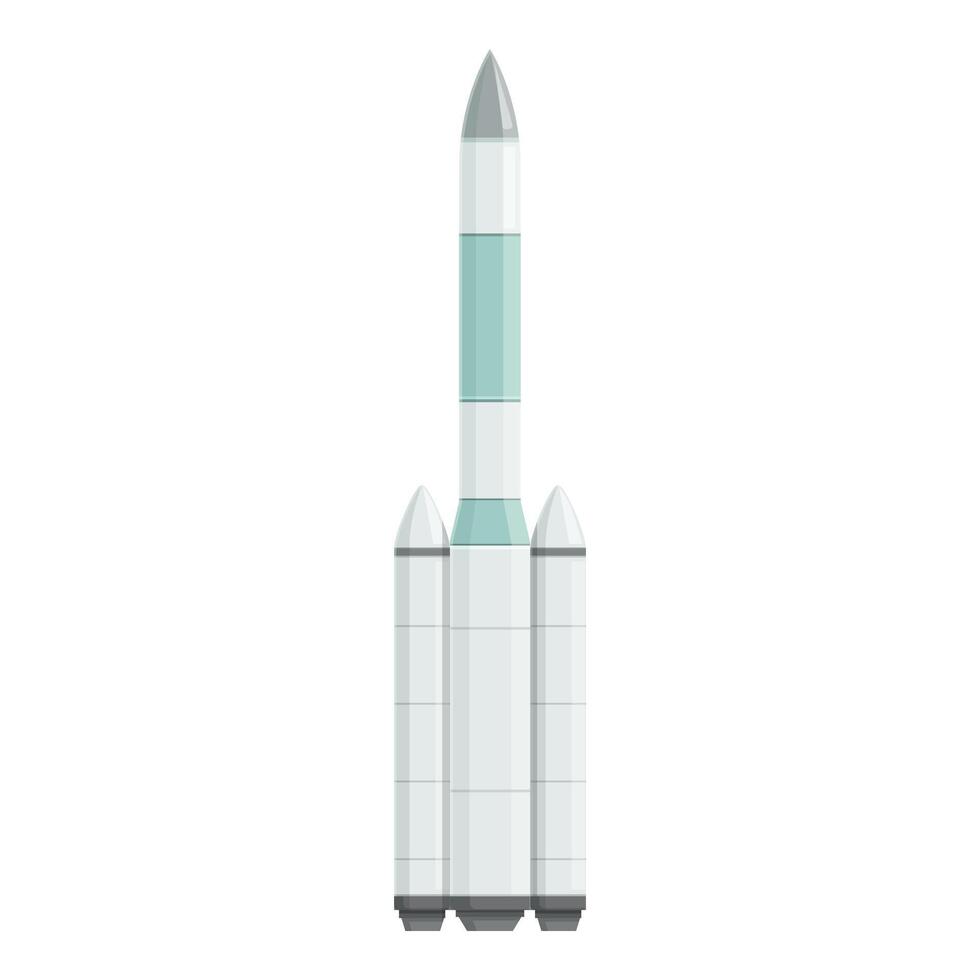 illustration of modern space rocket vector