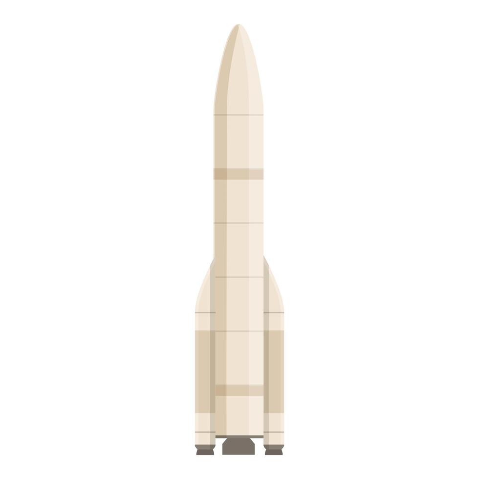 illustration of a modern space rocket vector