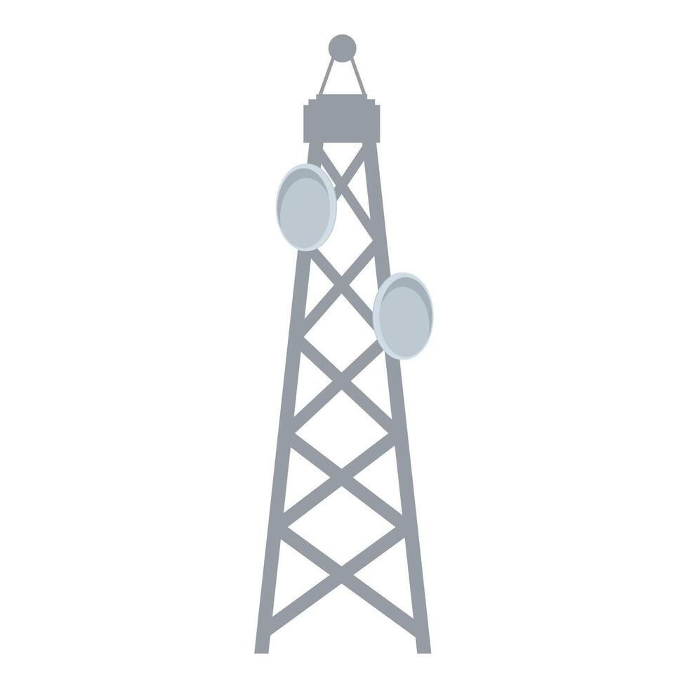 illustration of a classic communication tower vector