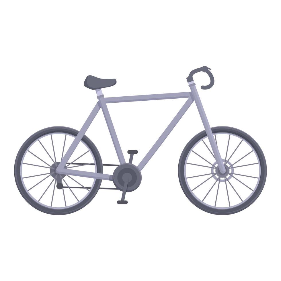 Classic road bicycle isolated on white vector
