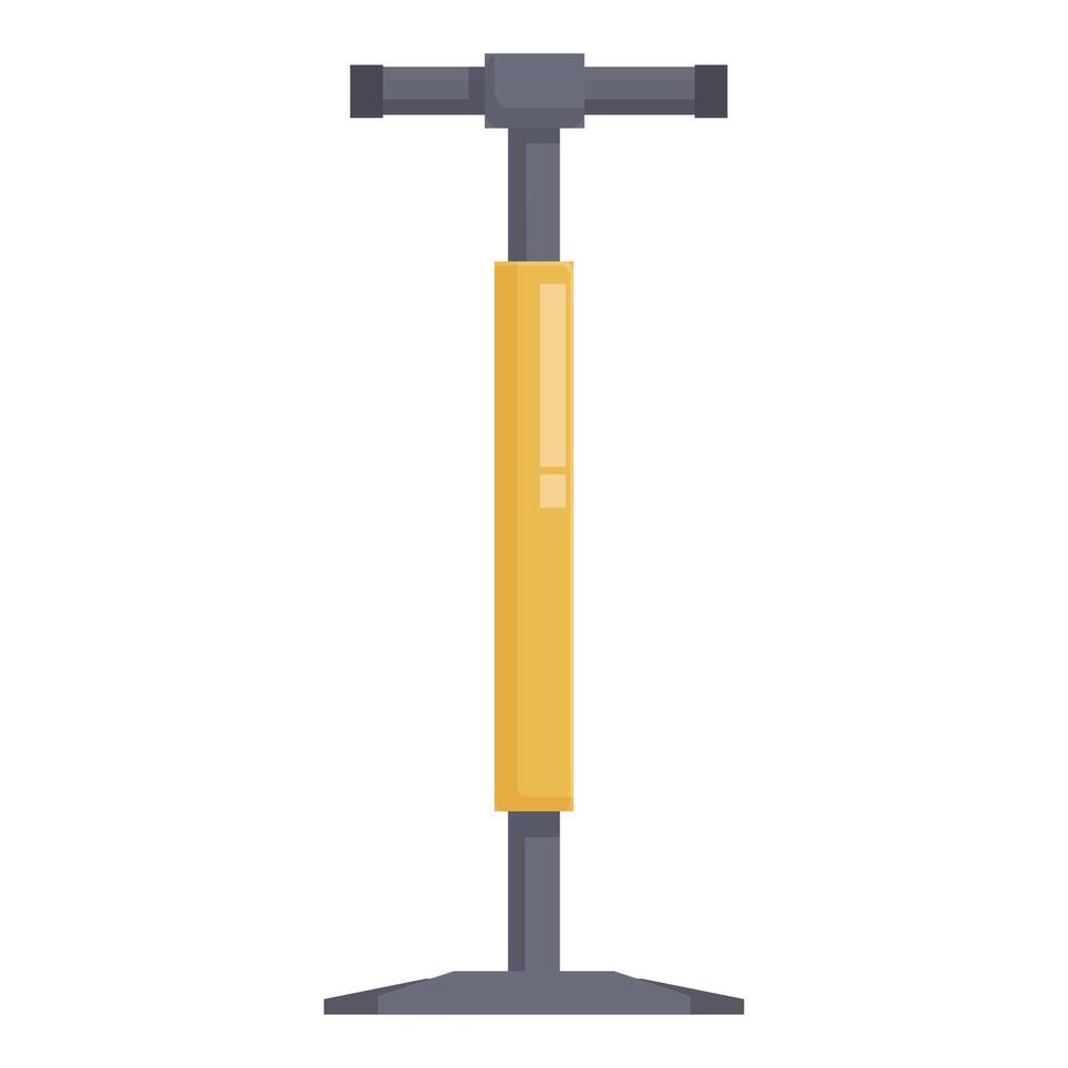 Flat design bicycle pump illustration vector