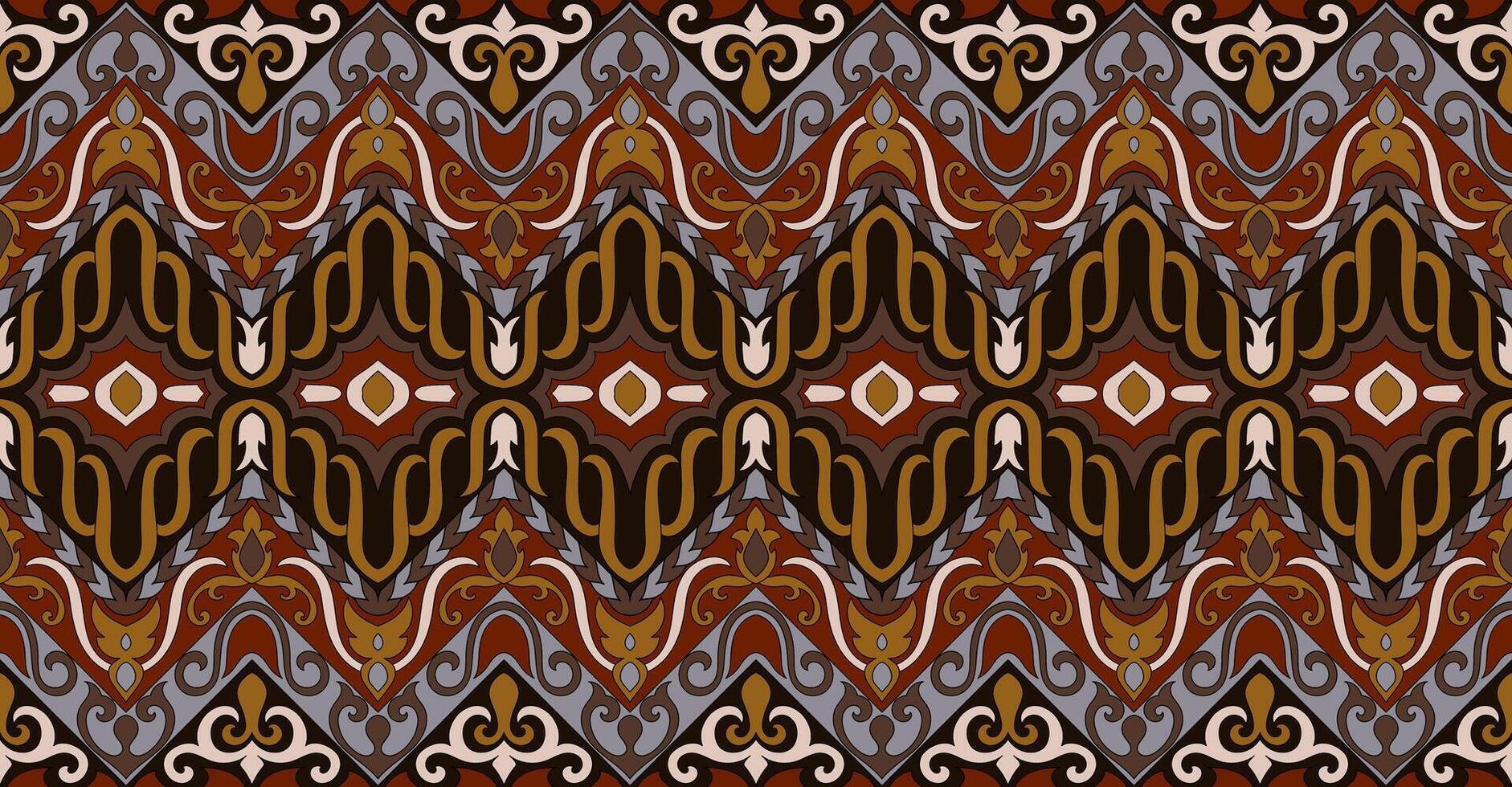 carpet pattern Textile digital design motif pattern decor hand made artwork frame gift card wallpaper women cloth front back and duppata print element of baroque ornament paisley abstract border rug vector
