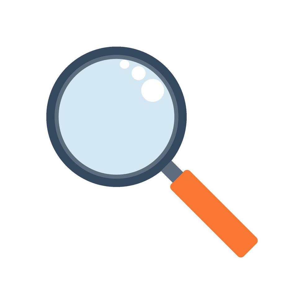magnifying glass icon vector