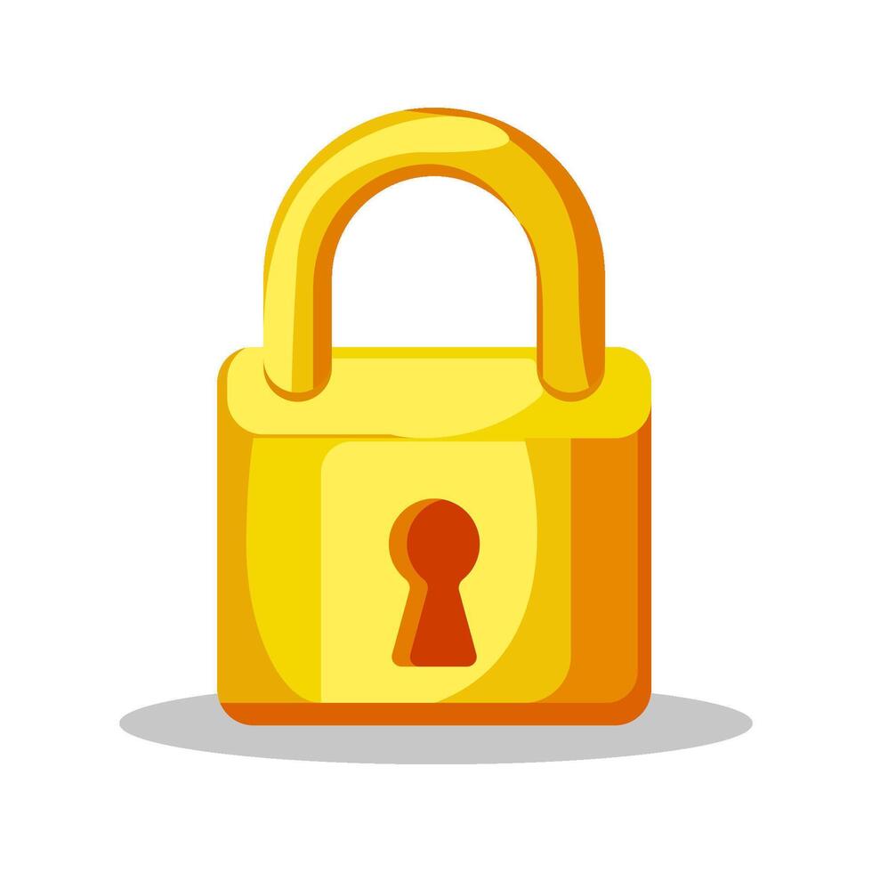 padlock icon A1 vector