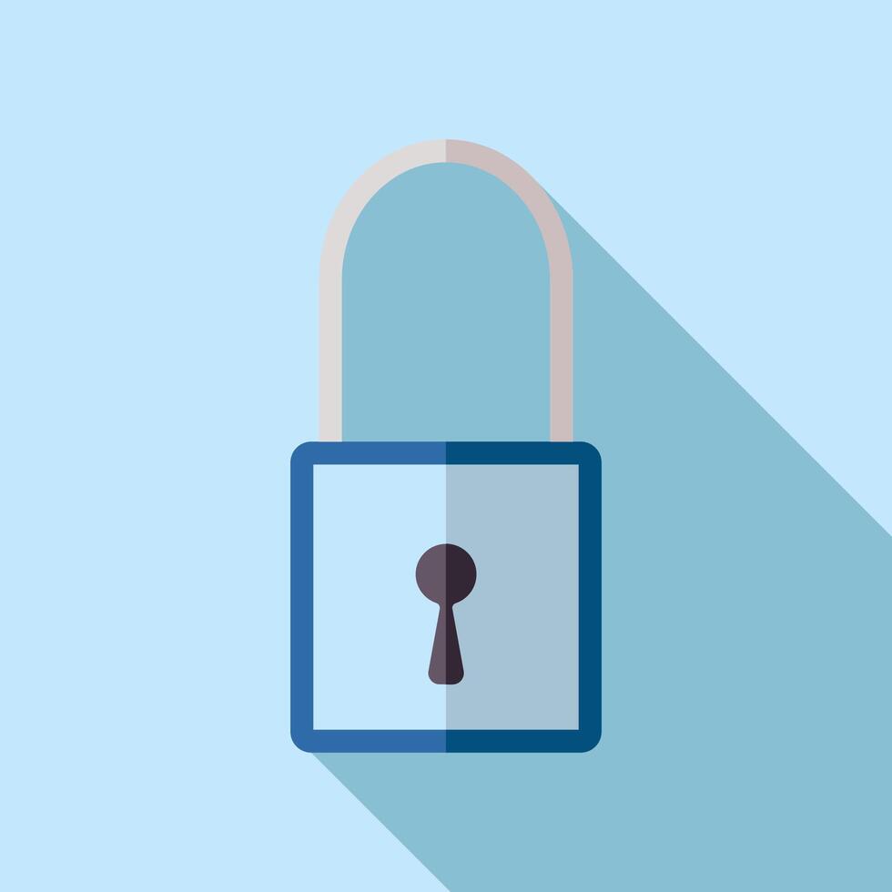 padlock icon A1 vector