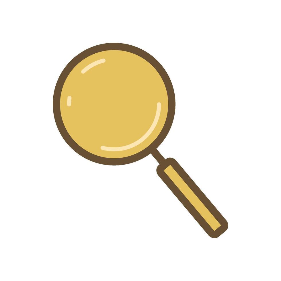 magnifying glass icon vector