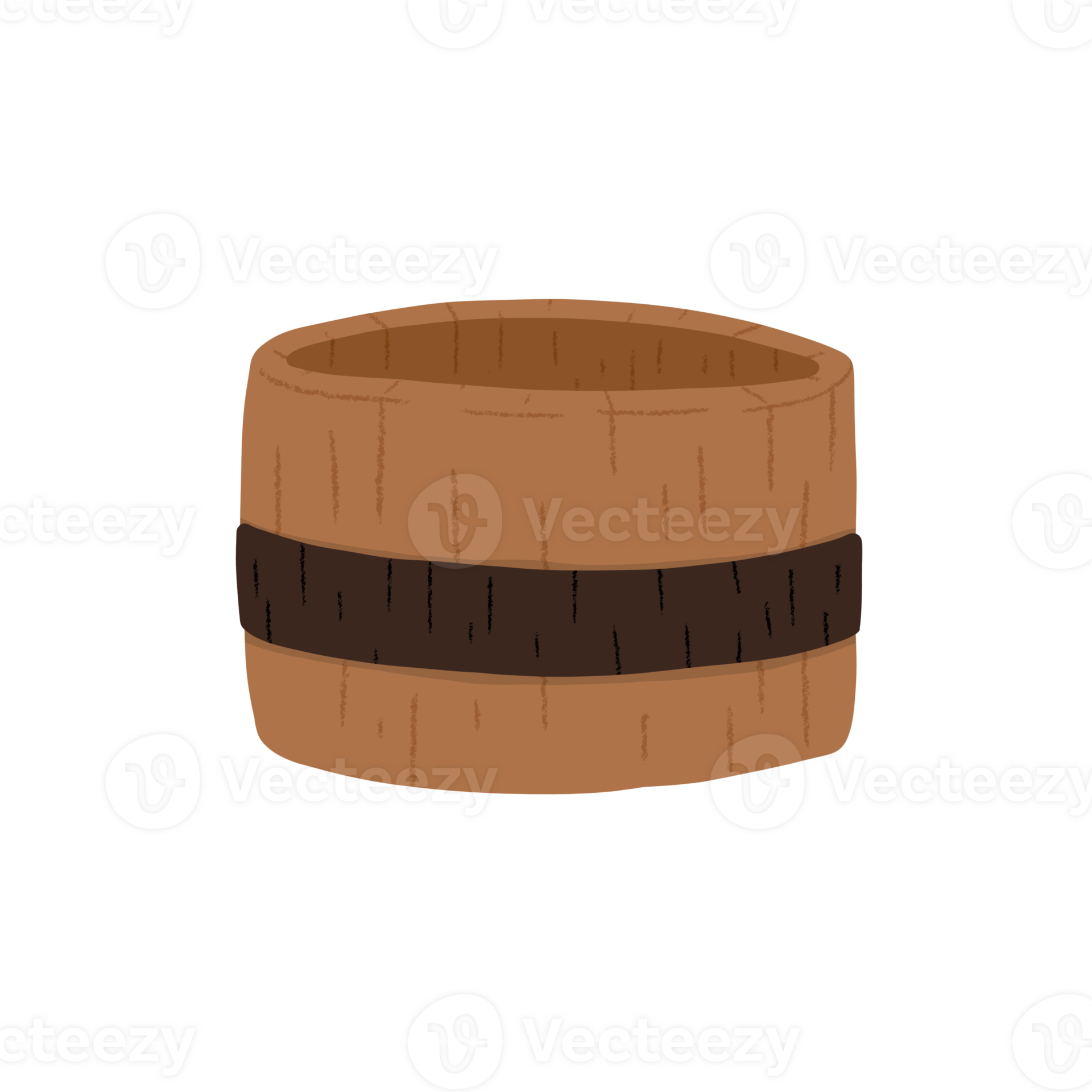 A cute cartoon bathtub image can be used to design fun and educational
