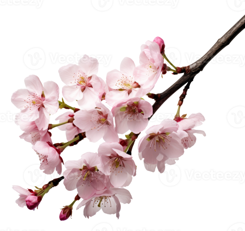 cherry blossom isolated on transparent background png