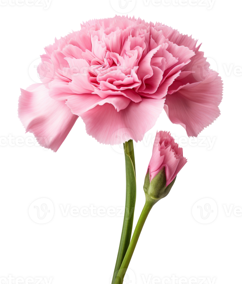 carnation flower isolated on transparent background png