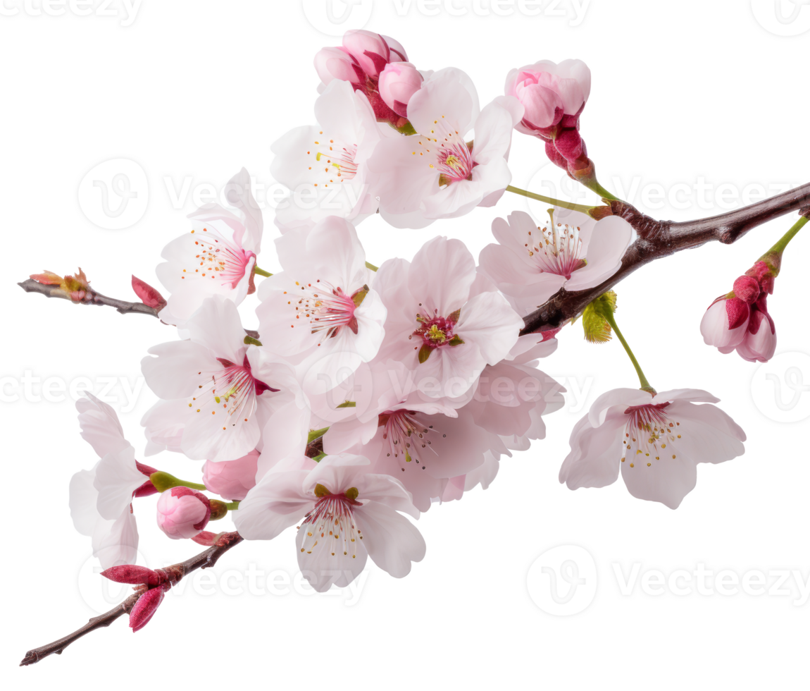 cherry blossom isolated on transparent background png