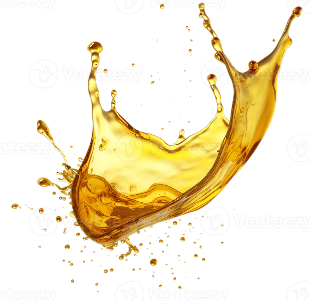 oil splash isolated on transparent background png