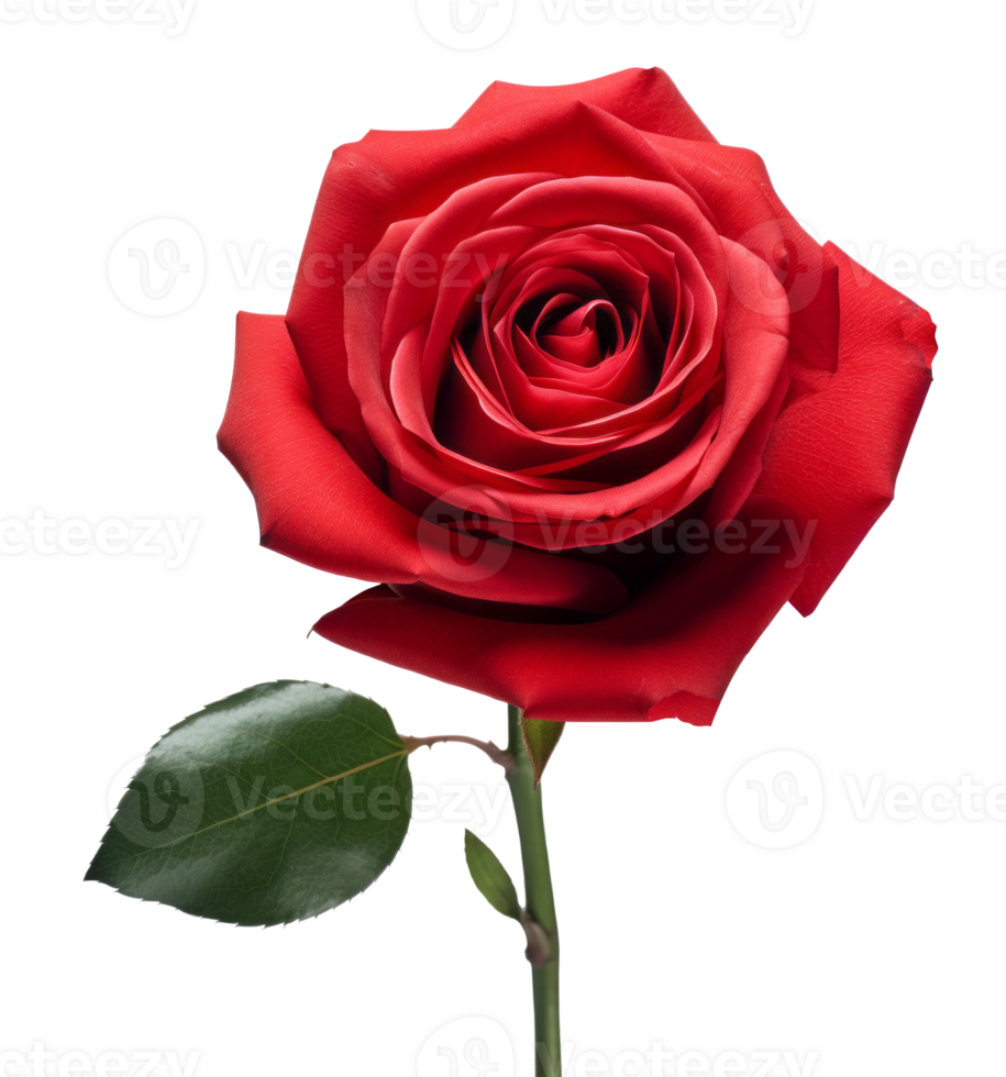 rose isolated on transparent background png