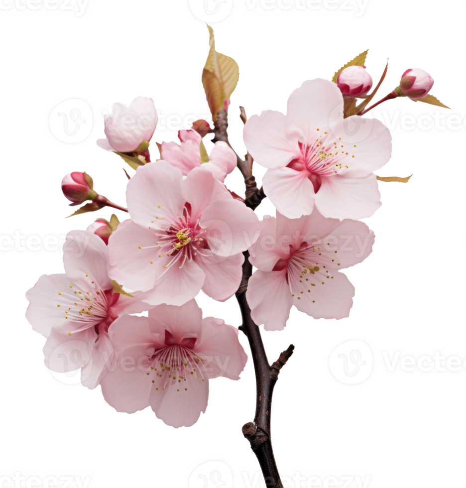 cherry blossom isolated on transparent background png