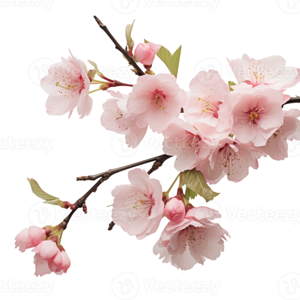 cherry blossom isolated on transparent background png