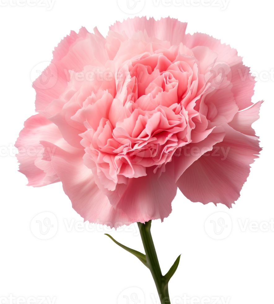 carnation flower isolated on transparent background png