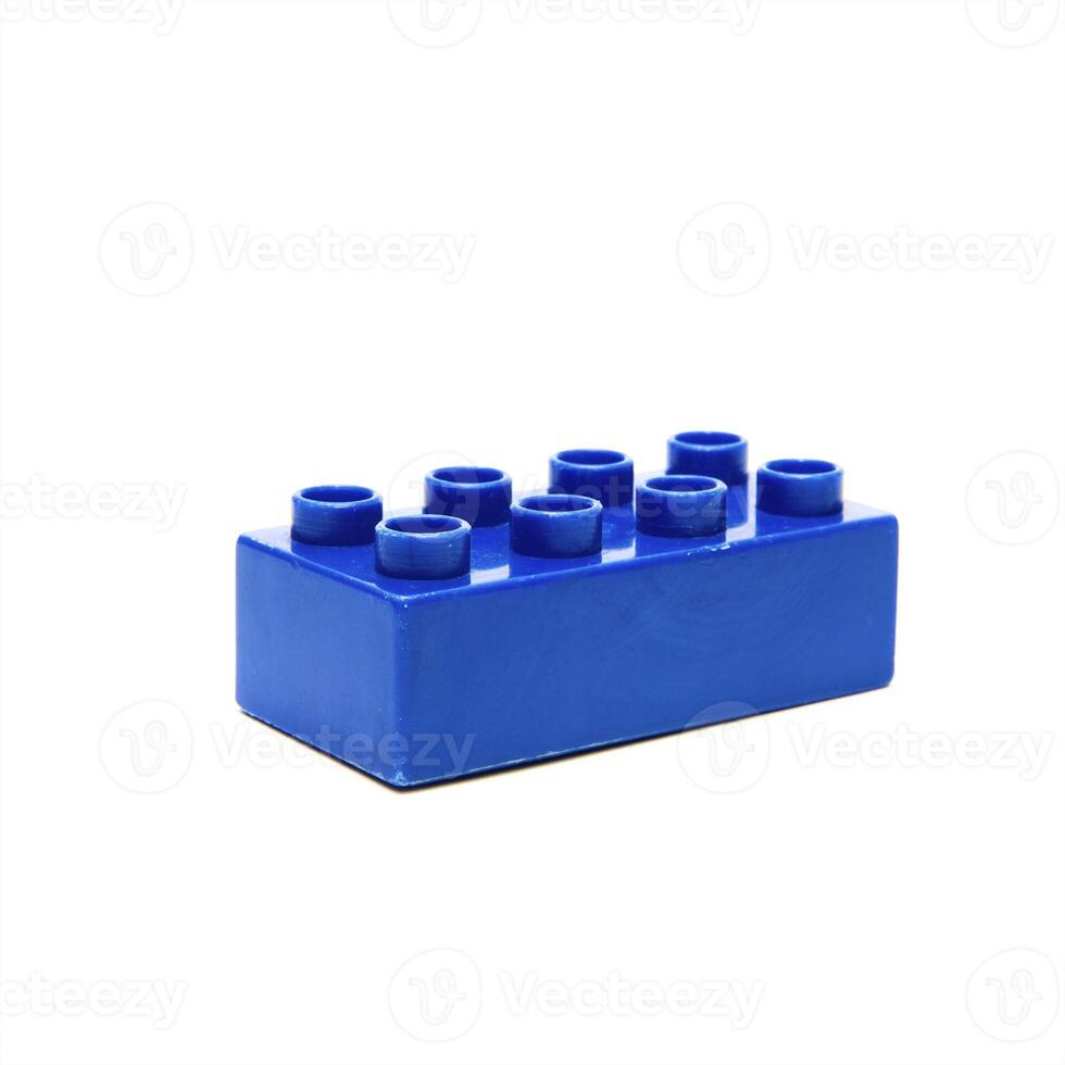 Plastic elements blocks for the designer photo