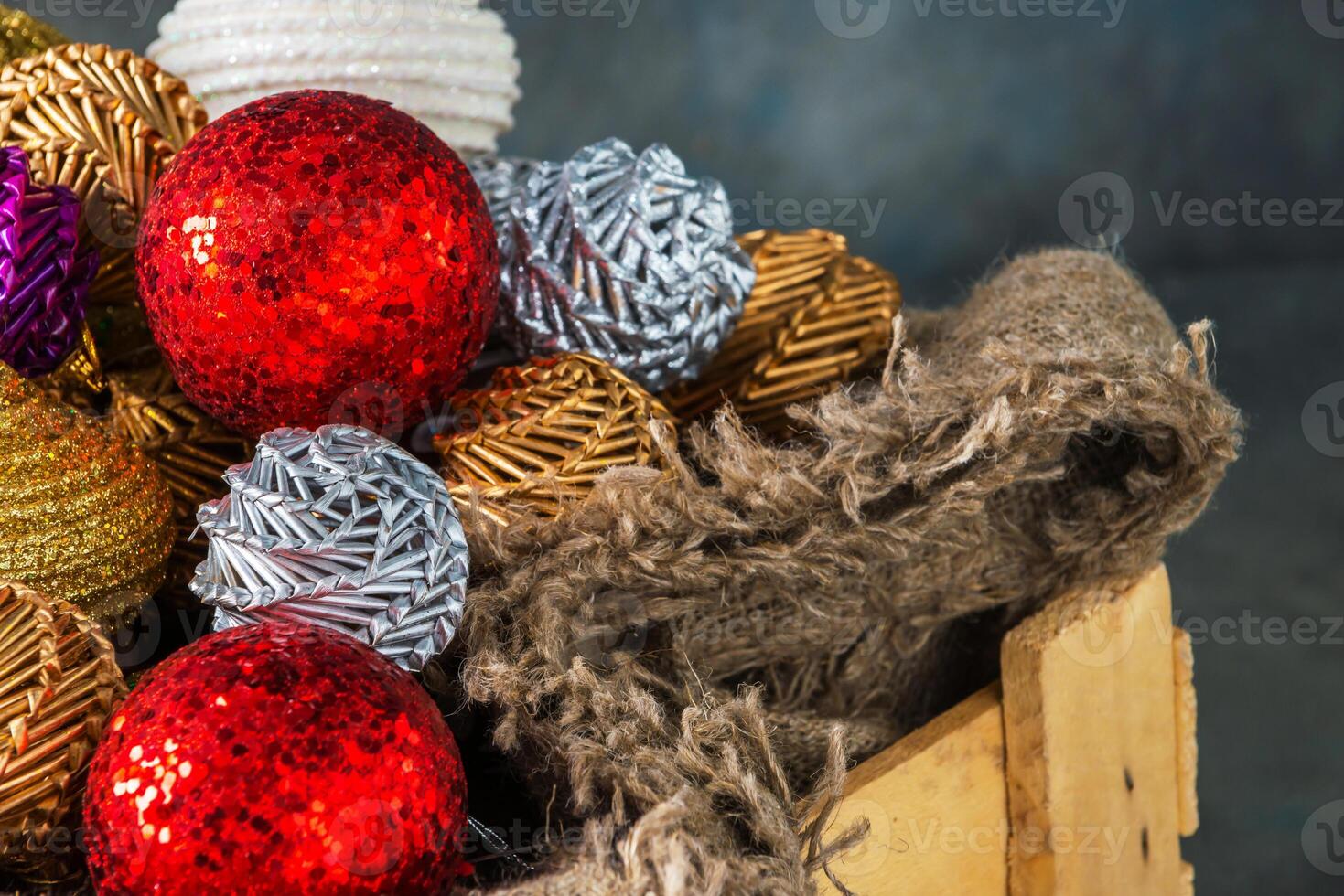 Christmas decoration background photo