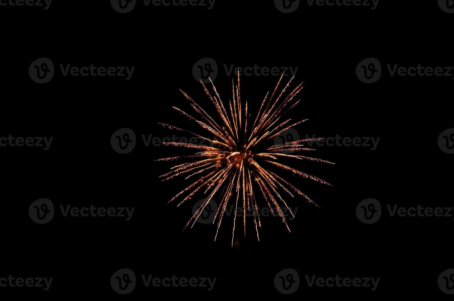 Fireworks in the night sky photo