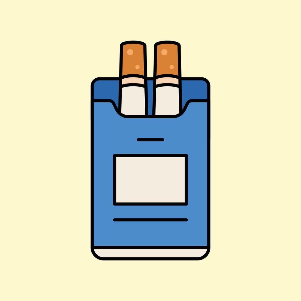 World No Tobacco Day Design Illustration with retro style vector