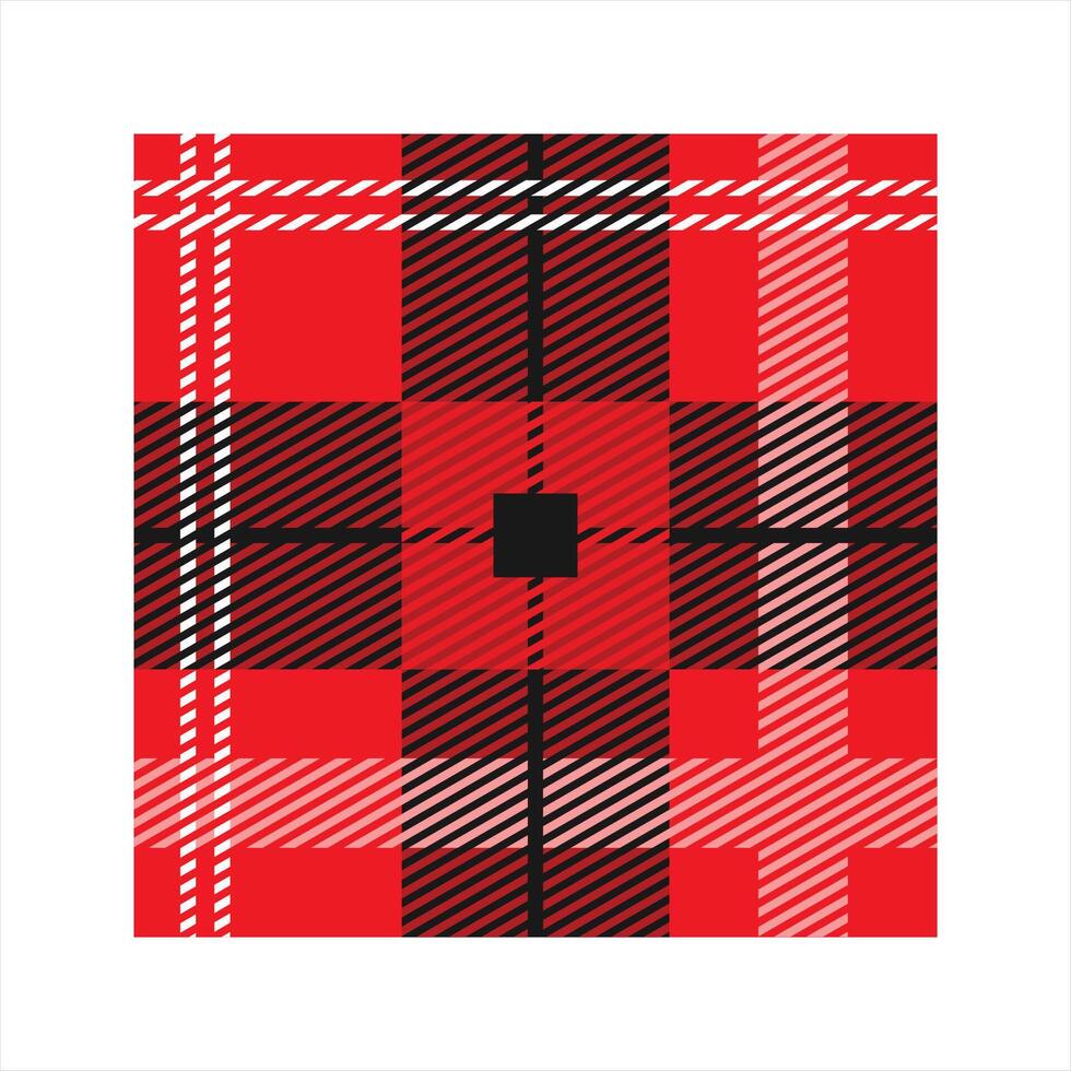 Scottish Tartan Pattern Frame Design vector