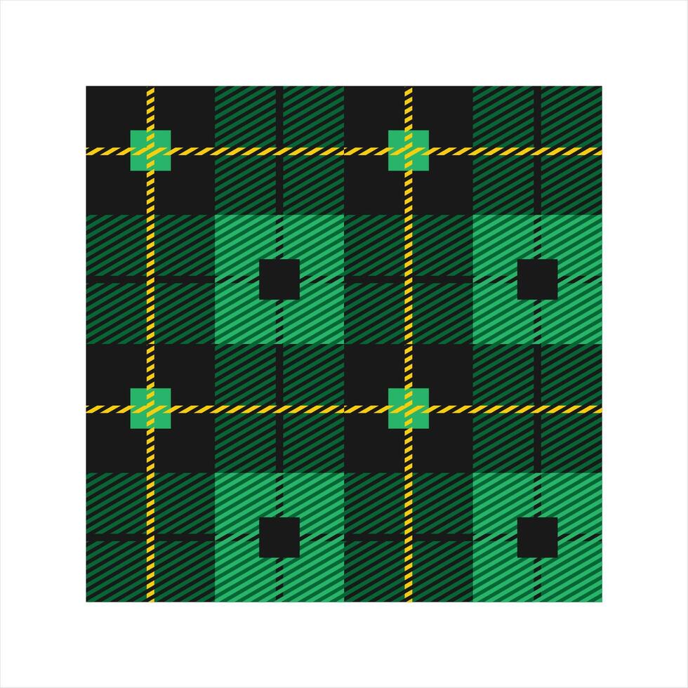 Scottish Tartan Pattern Frame Design vector