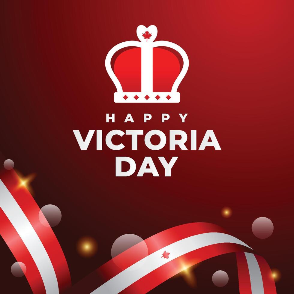 Victoria day design illustration collection vector