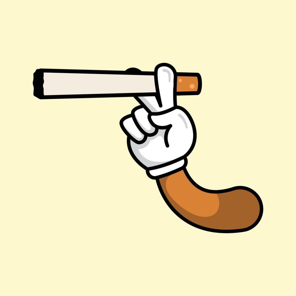 World No Tobacco Day Design Illustration with retro style vector
