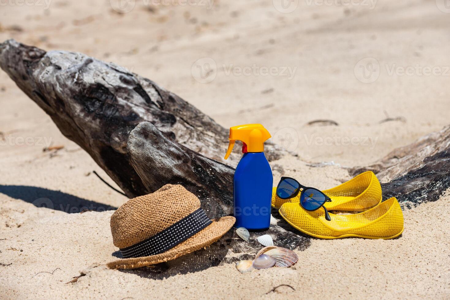 Set for a beach holiday photo