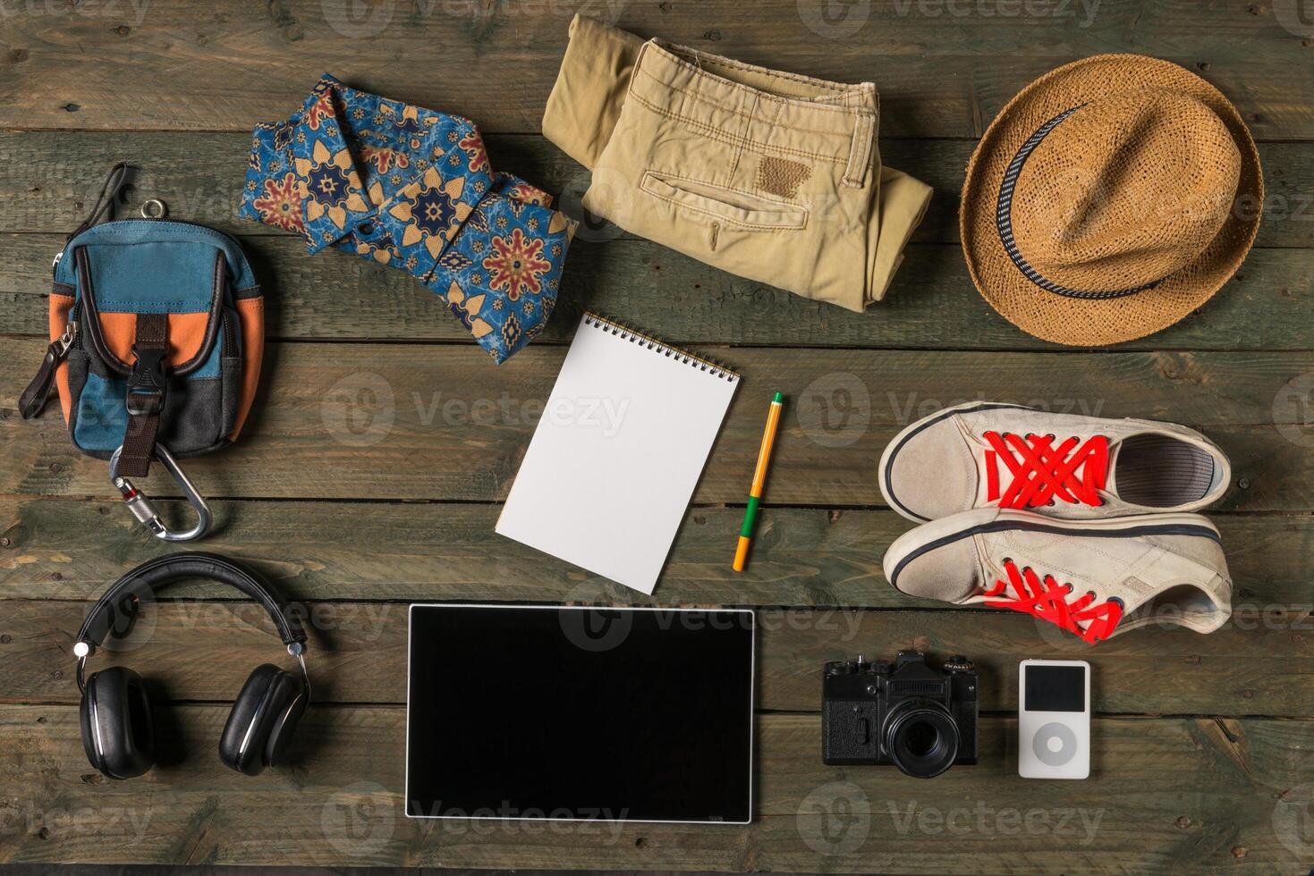 Summer traveling stuff photo
