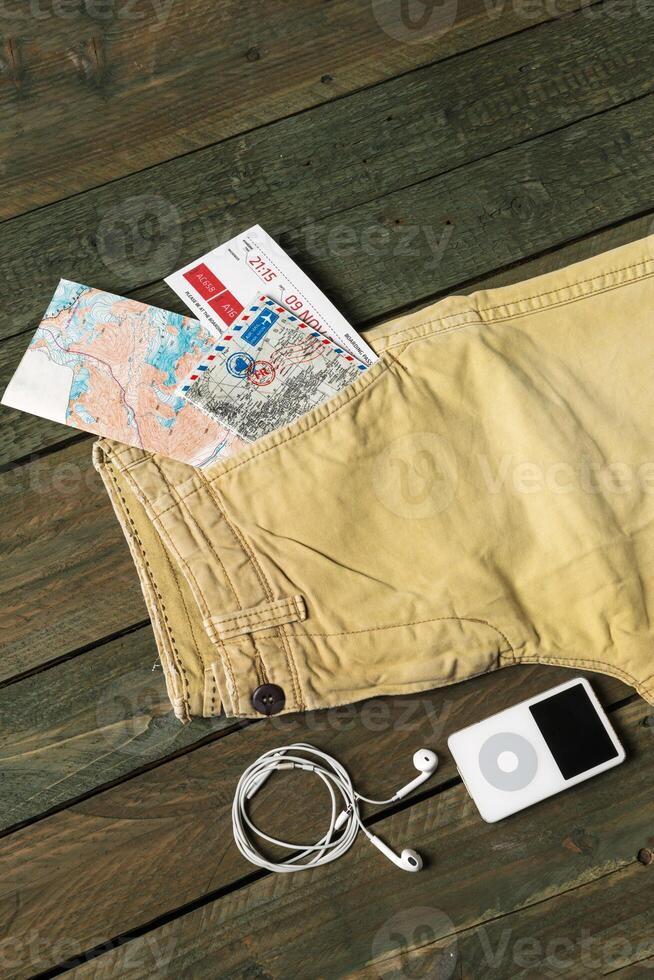 Summer traveling stuff photo