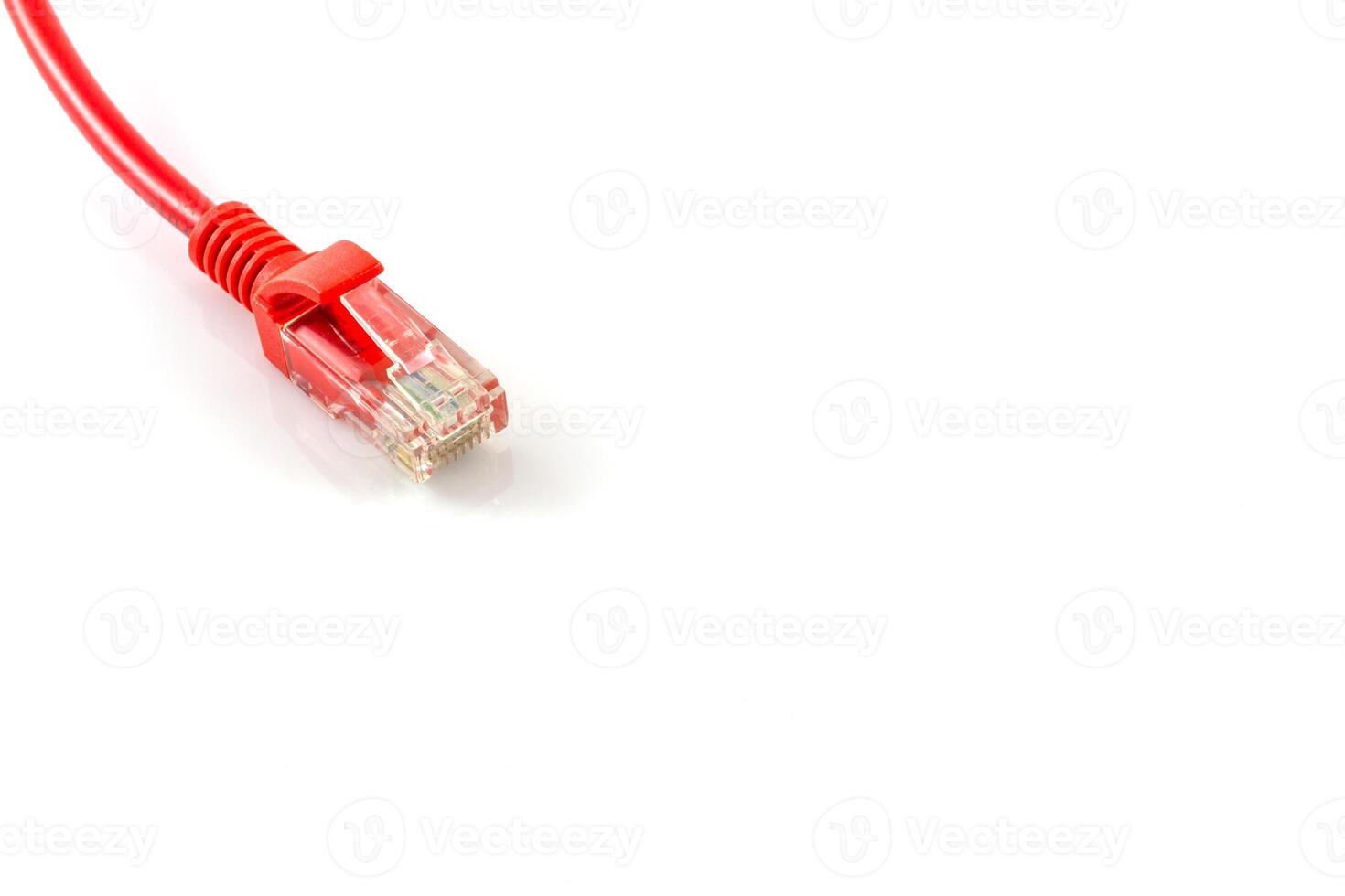 conexiones de rojo red cable rojo lan cable foto