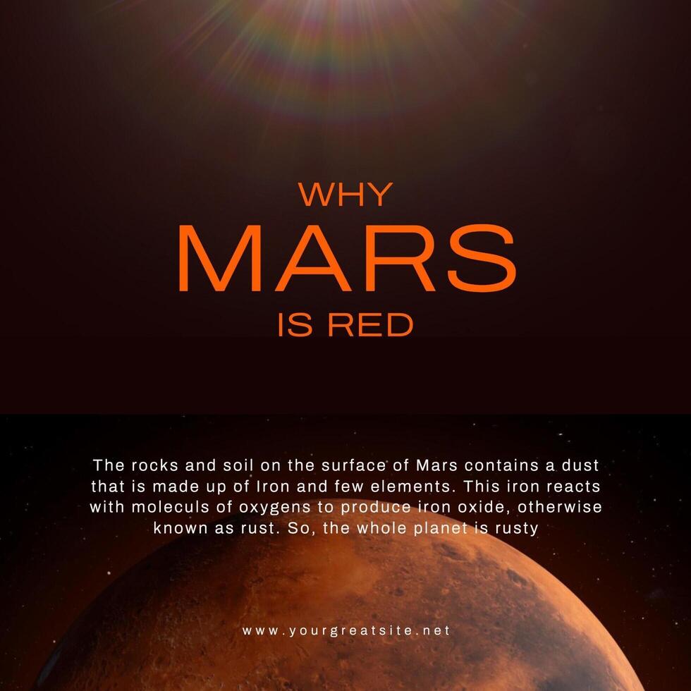 instagram post template for space