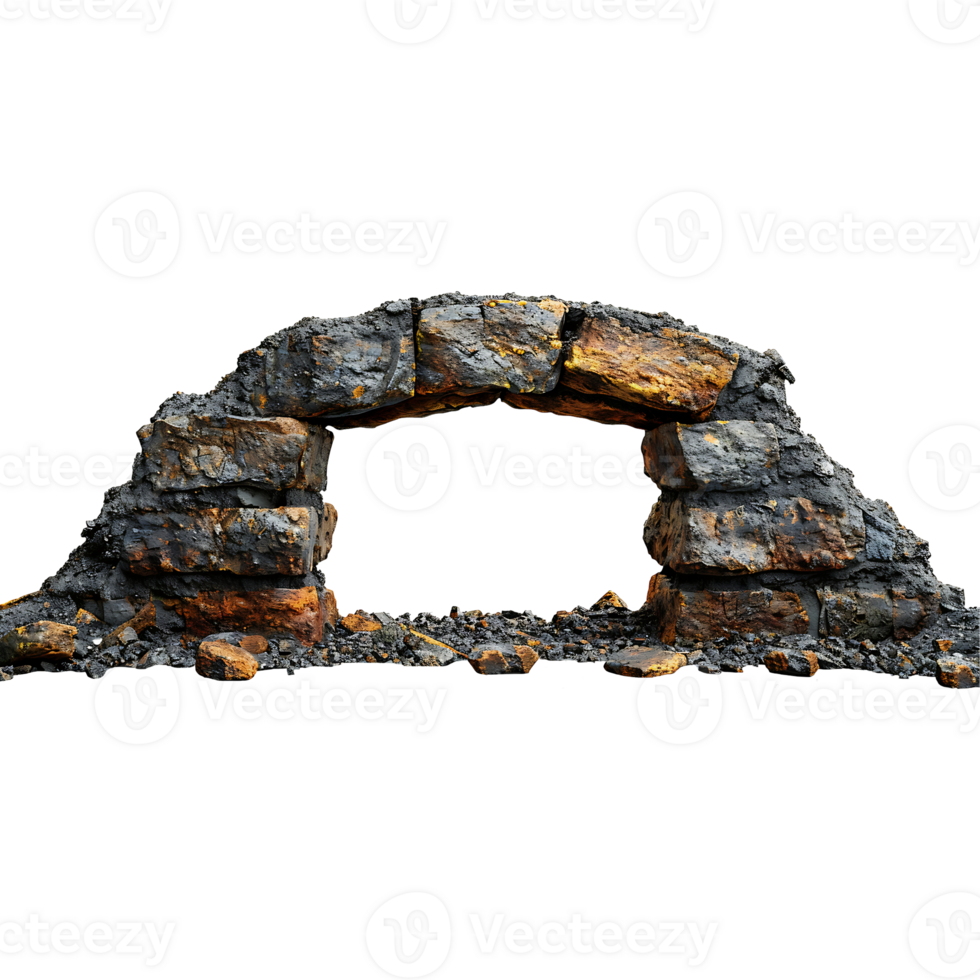 Beautiful soil gate on a transparent background png