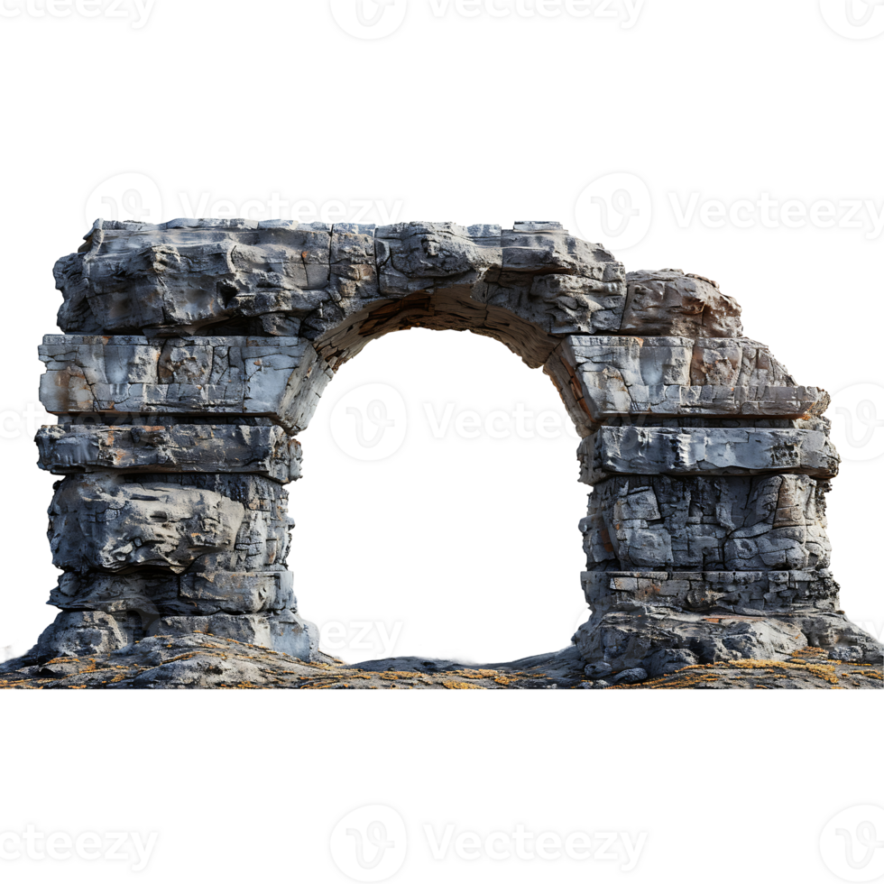 Beautiful soil gate on a transparent background png
