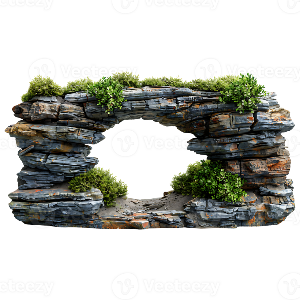 Beautiful soil gate on a transparent background png