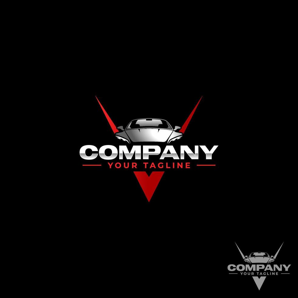 Modern Auto Car Company Logo vector