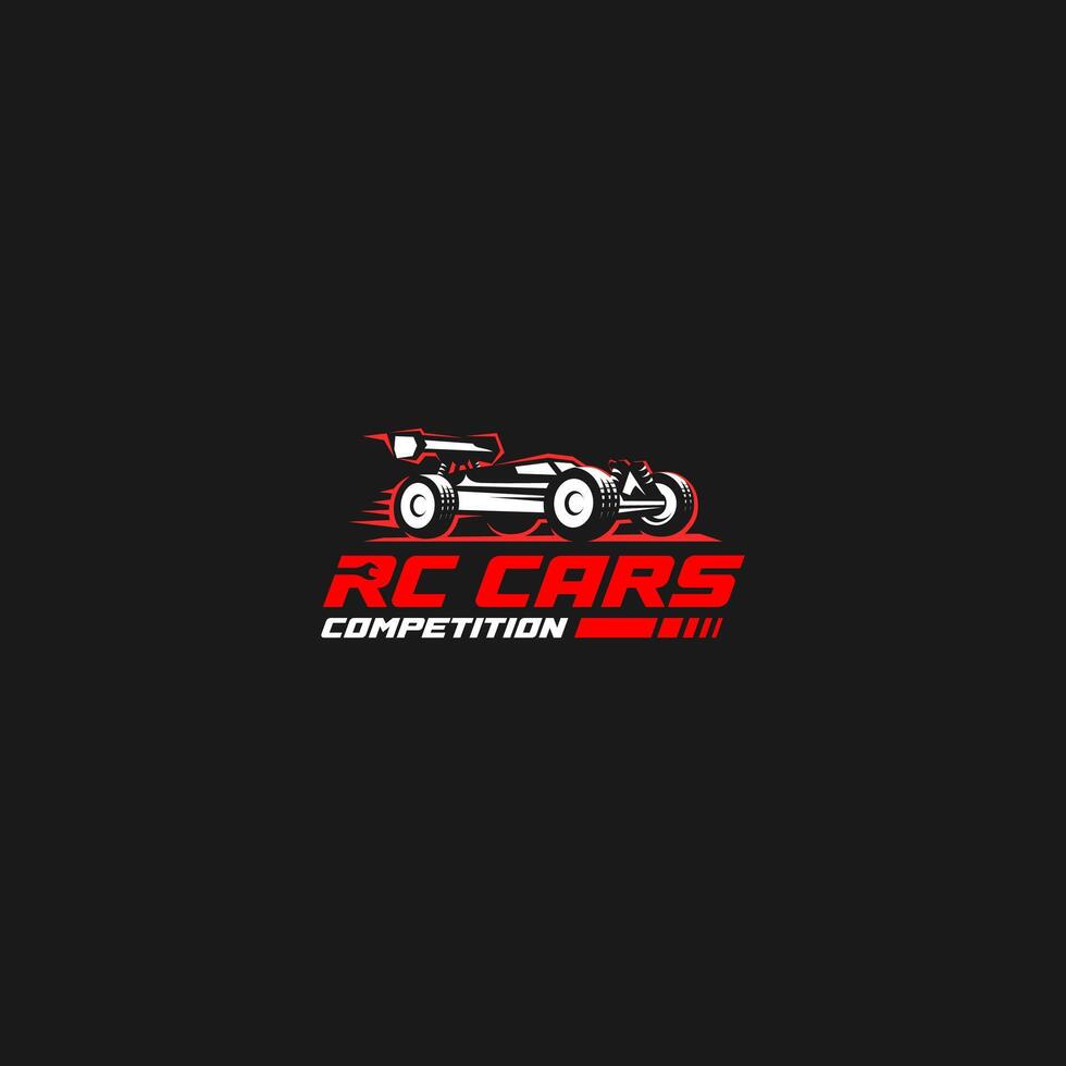 The Illustrated Logo of RC Cars Competition vector