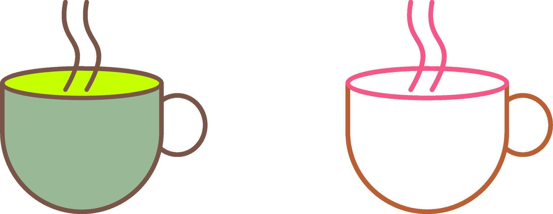 Hot Coffee Icon Design vector