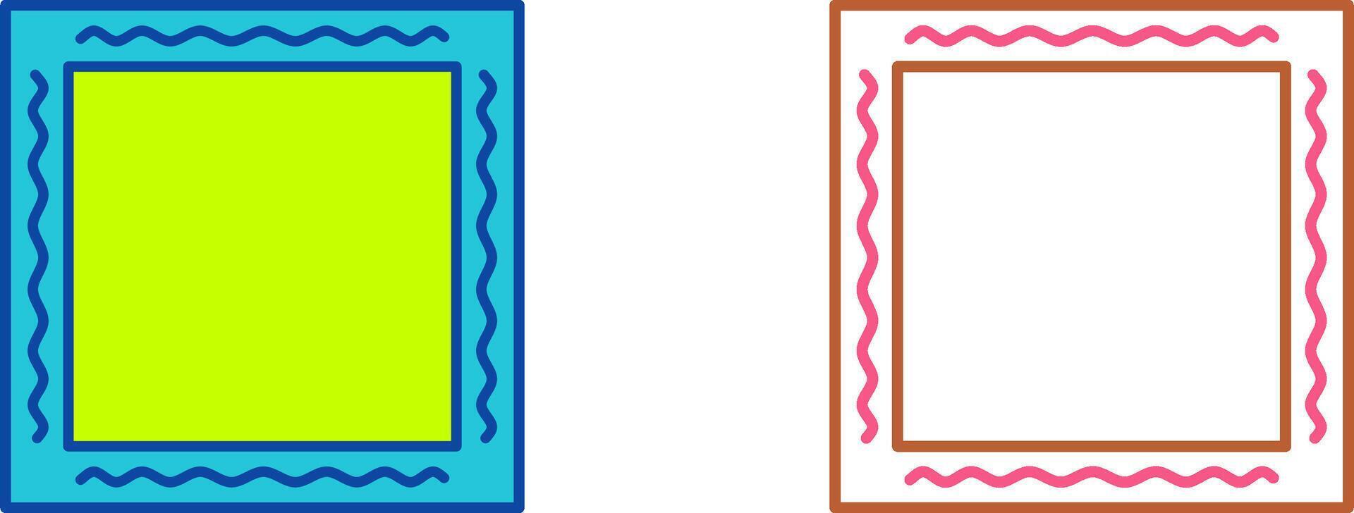 Unique Frame Icon Design vector