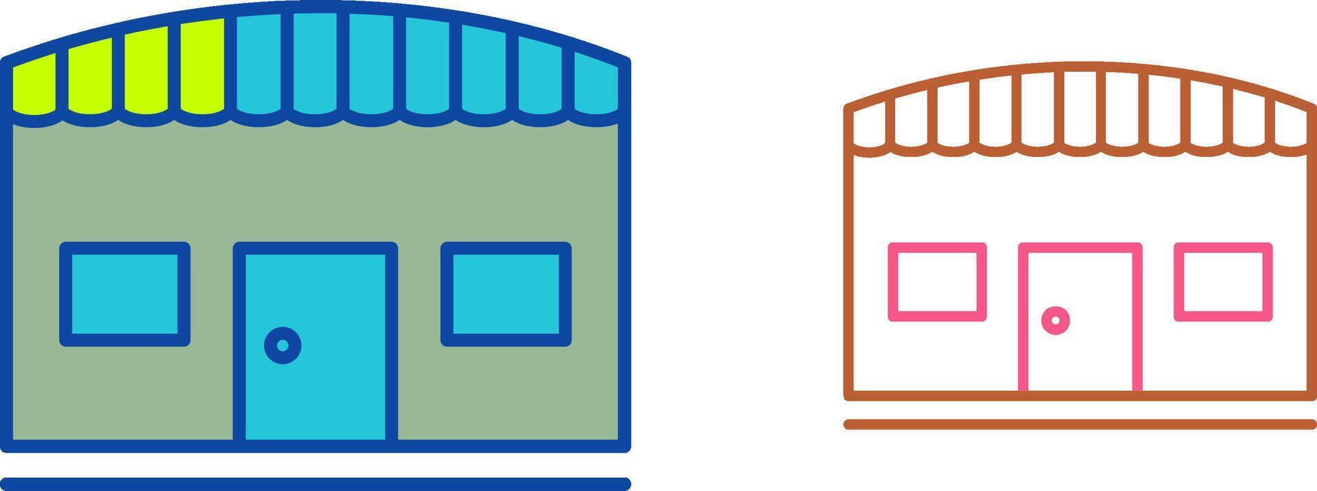 Unique Store Icon Design vector