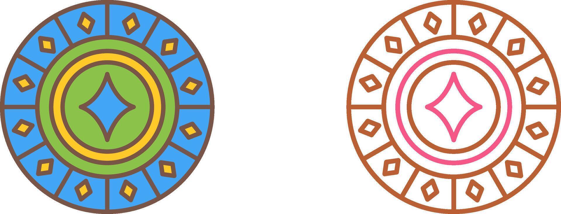 Diamond Chip Icon Design vector