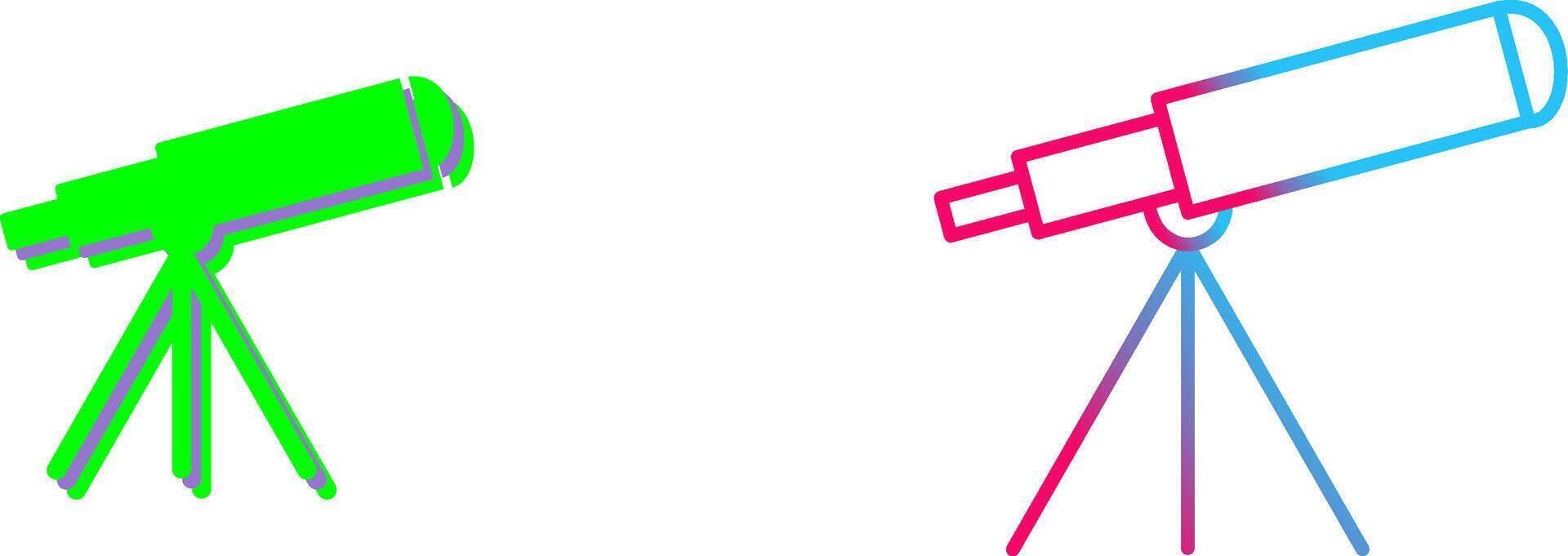 Telescope Icon Design vector